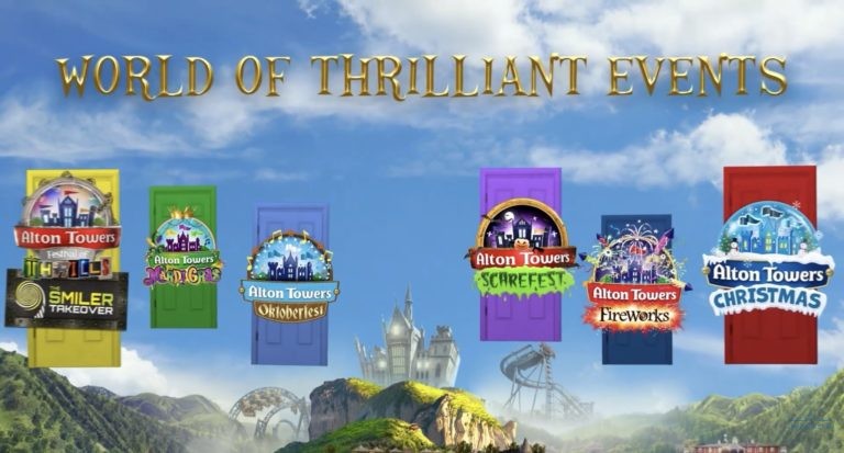 Alton Towers 2023 Events